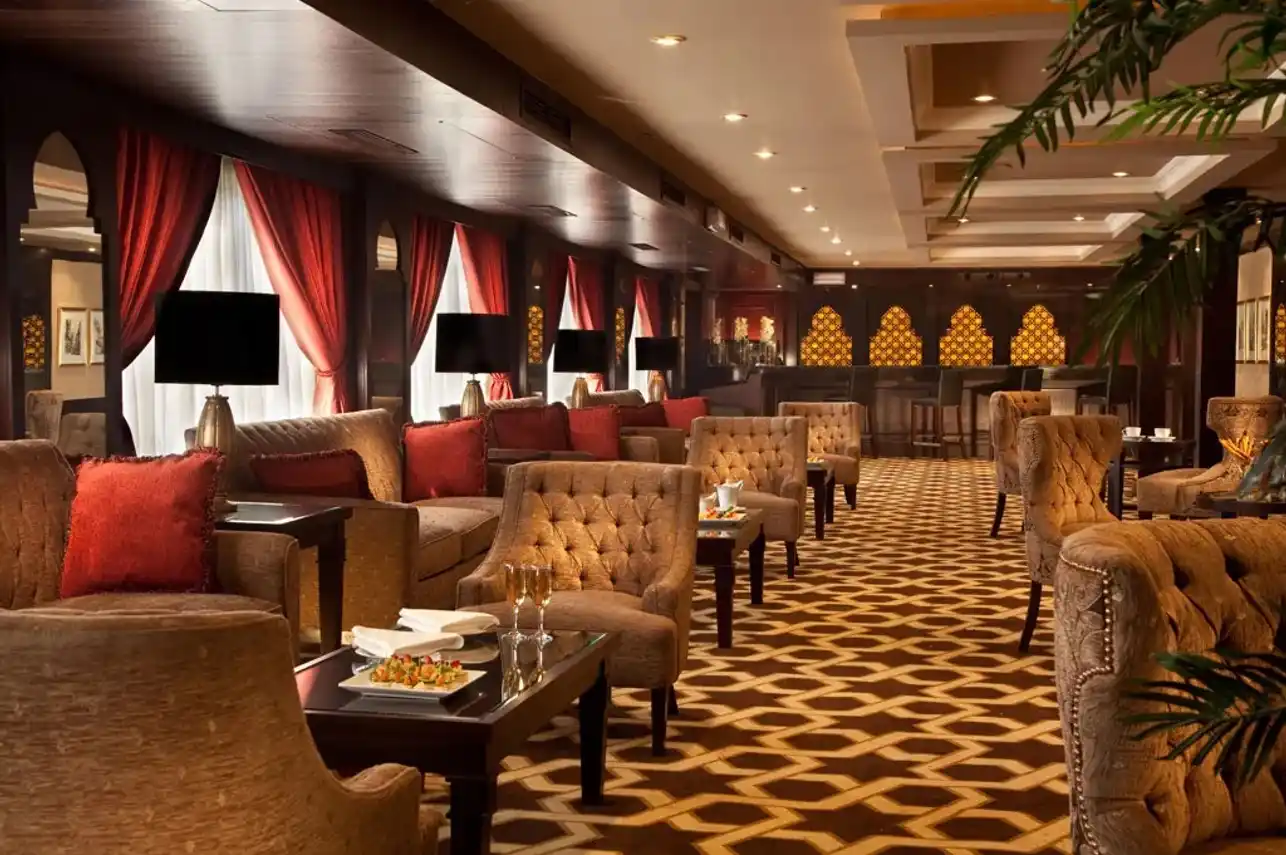 Lounge aboard the Steigenberger Legacy Nile Cruise Nile cruise